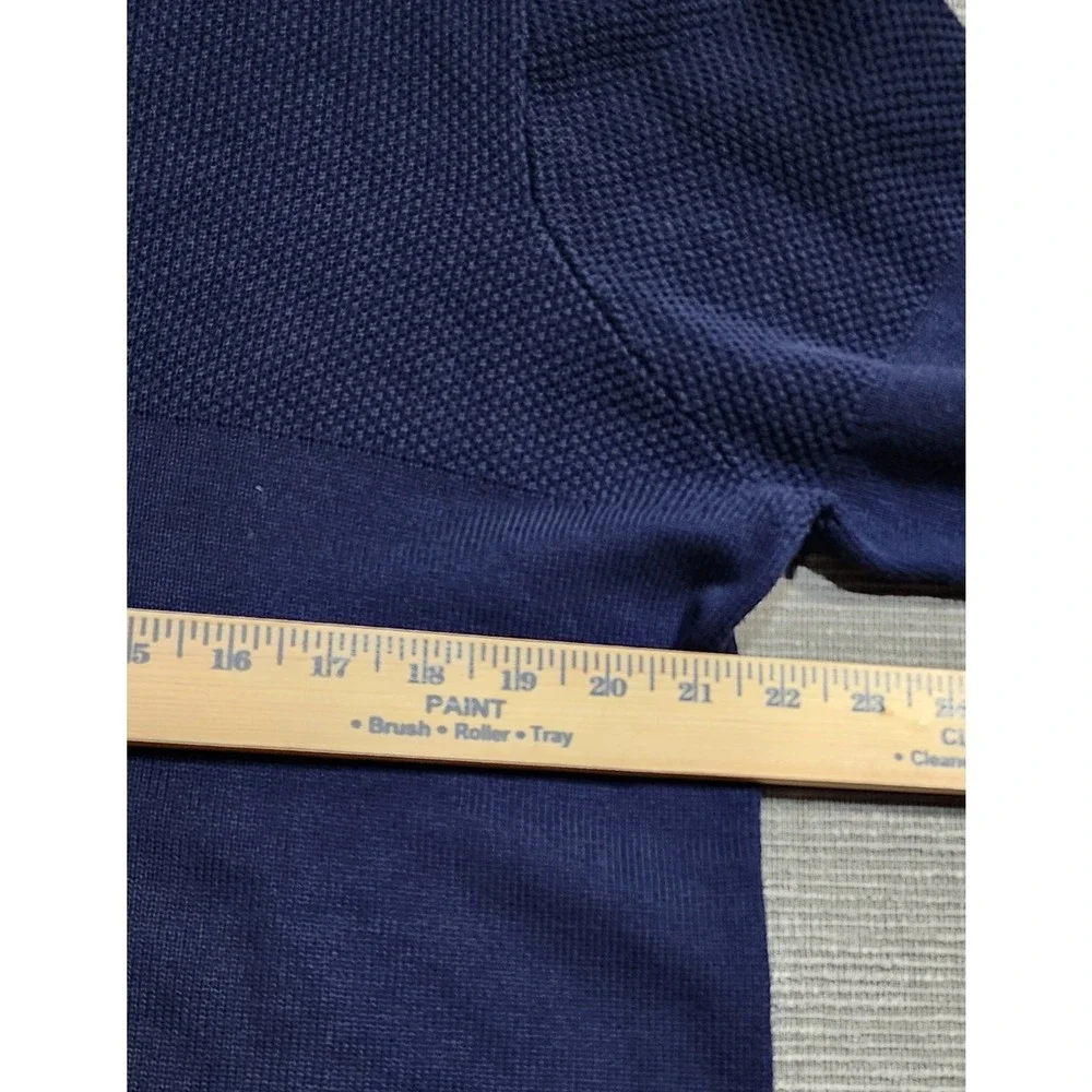 IZOD Navy Crewneck Sweater Knit Long Sleeve XL Tall NWT‎
